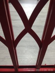 Тип 6. Раздвижная решетка ажурная с верхним роликом 0