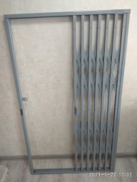 Тип 1. Раздвижная решетка с нижним роликом 1