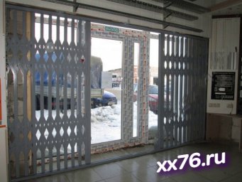 Банковские раздвижные решетки 1