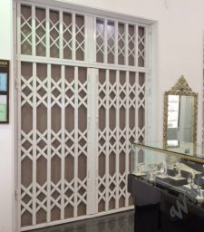 Банковские раздвижные решетки 0